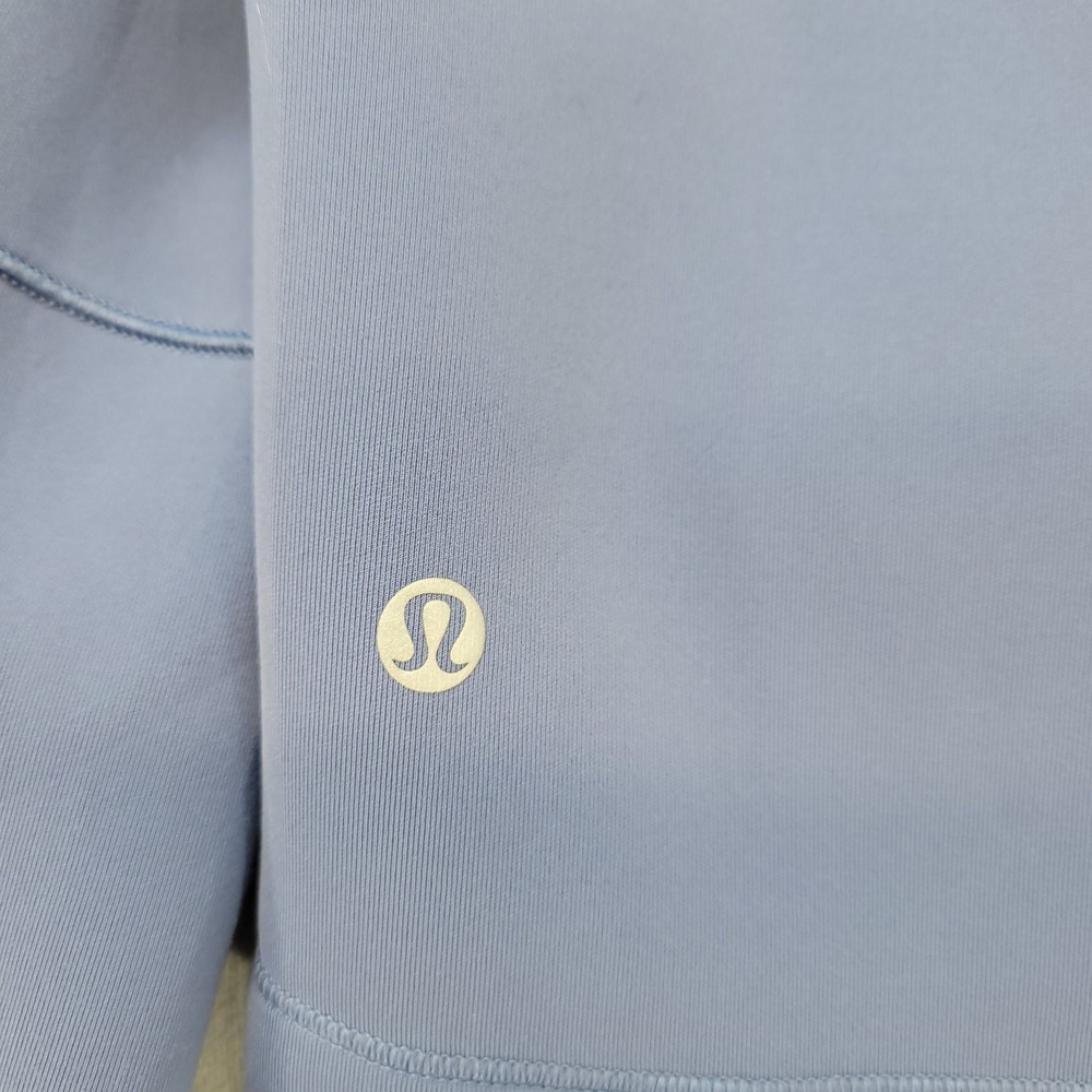 Lululemon‎ AirWrap Pullover Hoodie Womens 4 Blue Purple Cropped W3ECQS - Picture 5 of 9